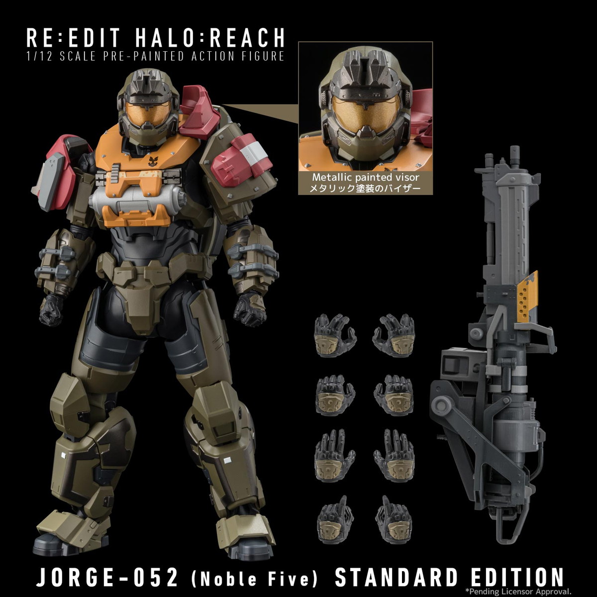 「RE:EDIT HALO: REACH 1/12 SCALE JORGE-052 （Noble Five）」のフィギュア画像