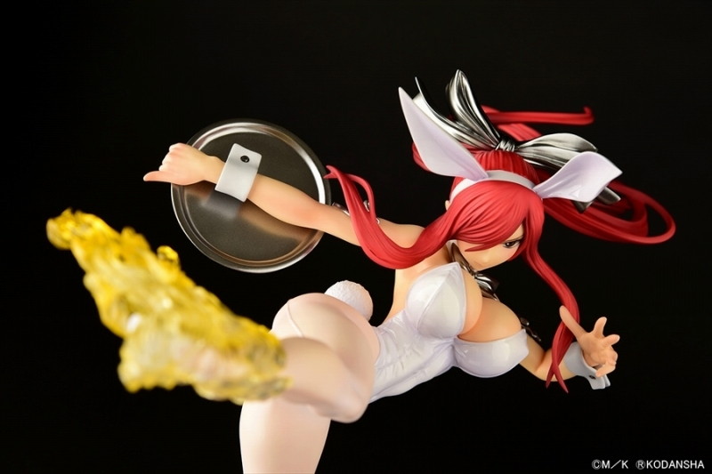 FAIRY TAIL「エルザ・スカーレット ハイキックver.白兎」のフィギュア画像