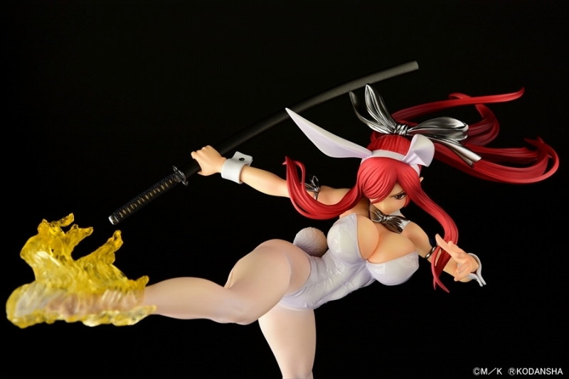 FAIRY TAIL「エルザ・スカーレット ハイキックver.白兎」のフィギュア画像