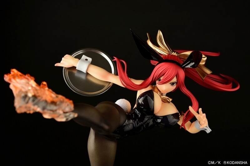 FAIRY TAIL「エルザ・スカーレット ハイキックver.黒兎」のフィギュア画像