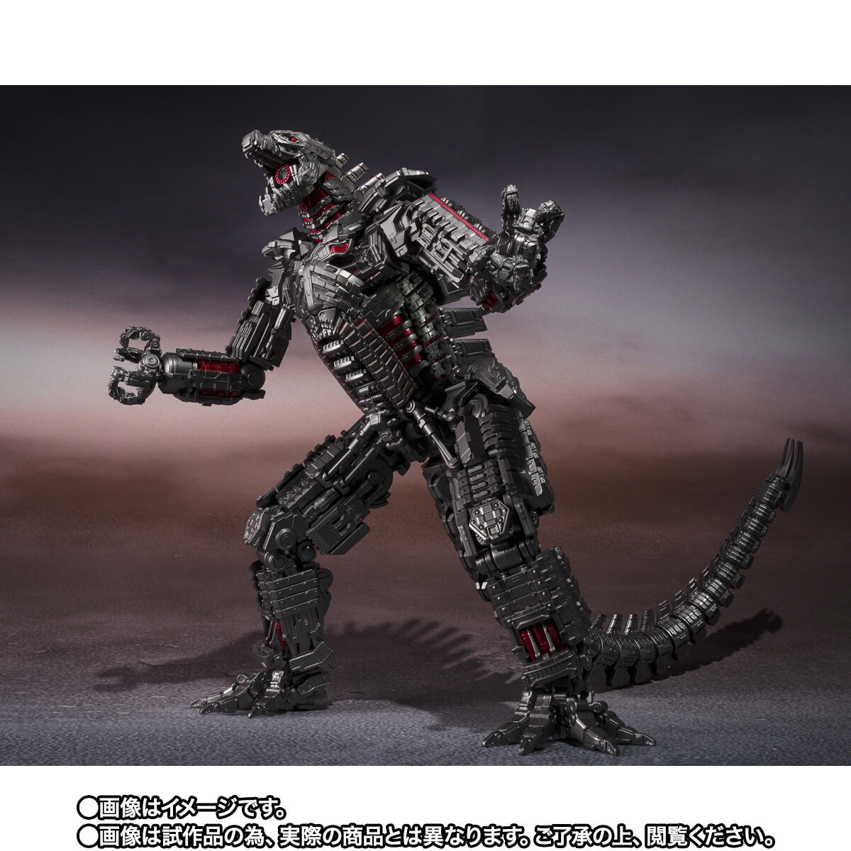 ゴジラvsコング「S.H.MonsterArts MECHAGODZILLA FROM GODZILLA VS. KONG （2021） -Final Battle Edition-」のフィギュア画像