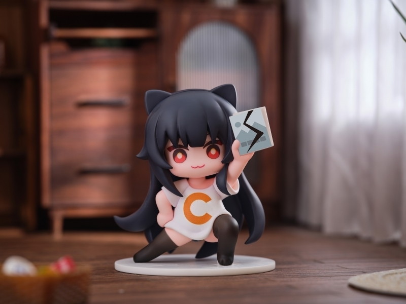 「OMAHA×蜜汁工坊 Cちゃん 猫娘スタンプシリーズ」のフィギュア画像