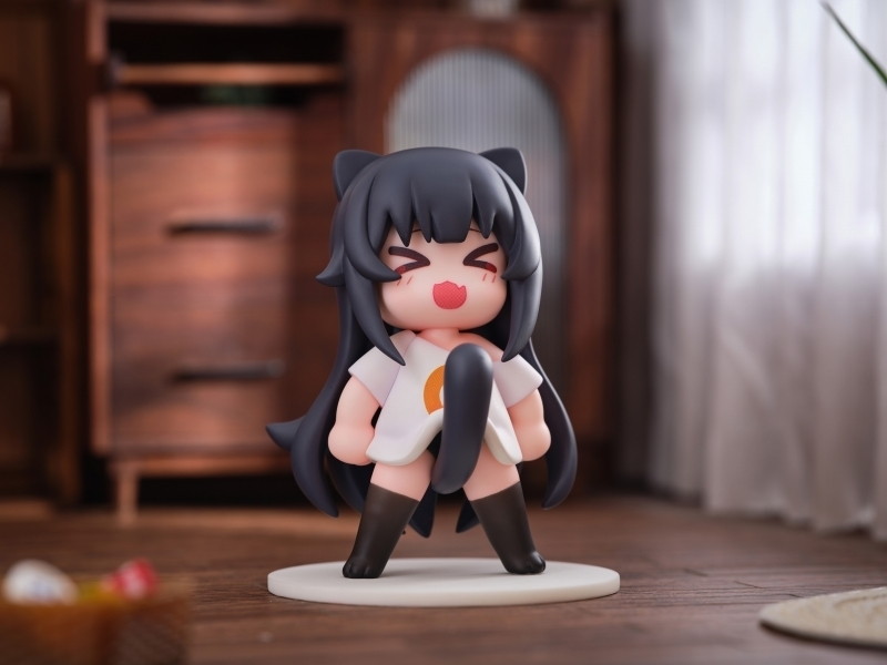 「OMAHA×蜜汁工坊 Cちゃん 猫娘スタンプシリーズ」のフィギュア画像