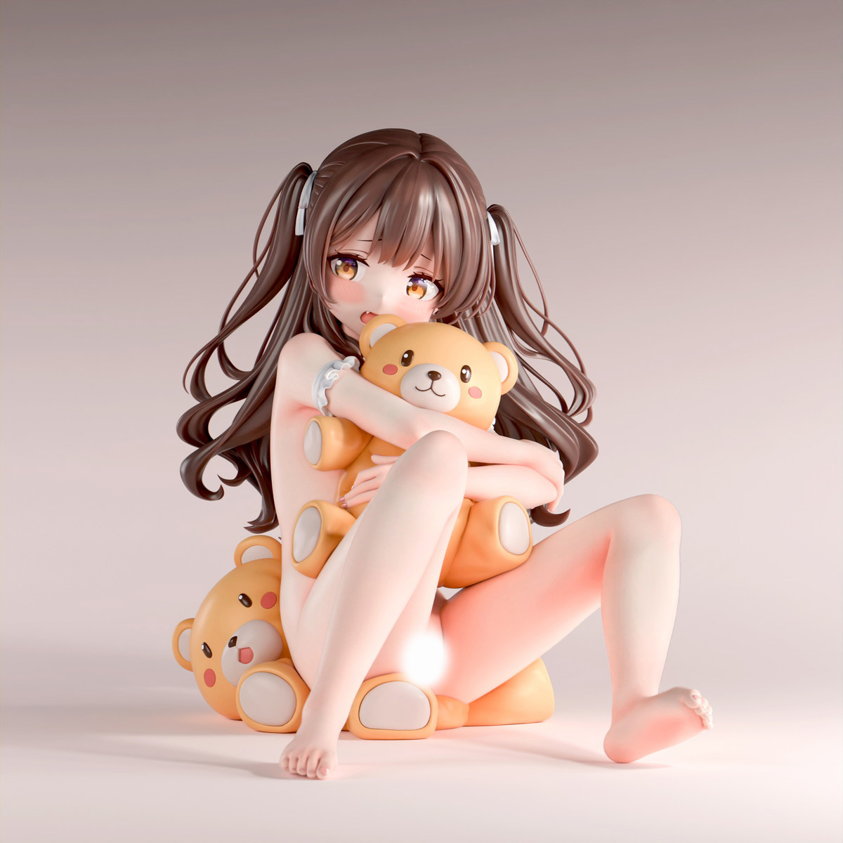 インサイトオリジナル「肉感少女 くまさんぎゅっ ロコ」のフィギュア画像