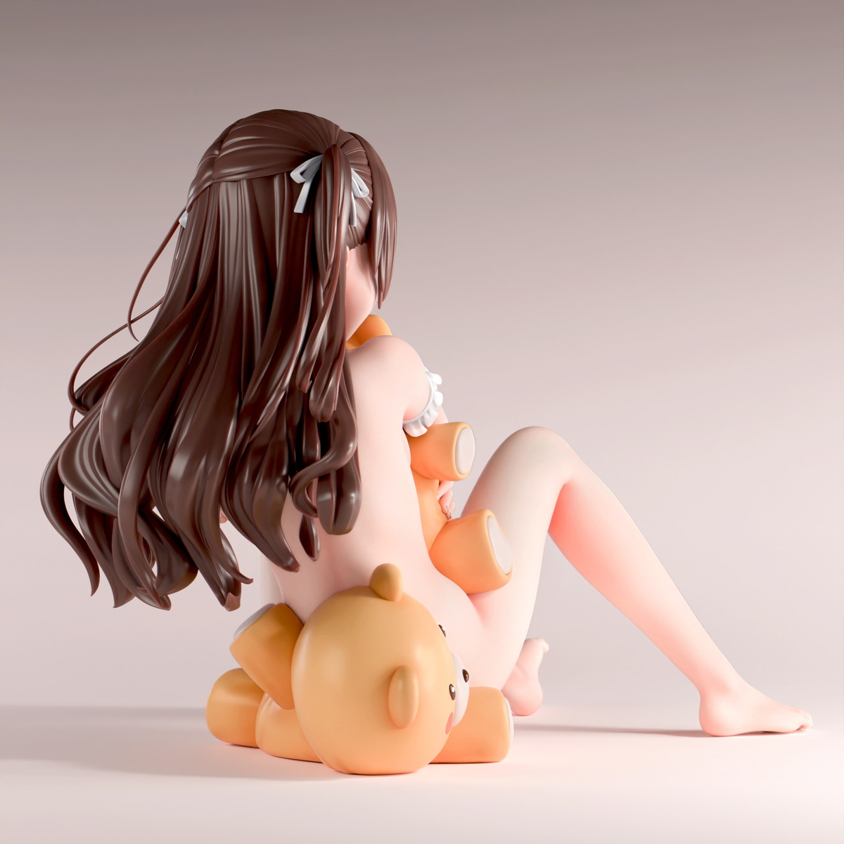 インサイトオリジナル「肉感少女 くまさんぎゅっ ロコ」のフィギュア画像