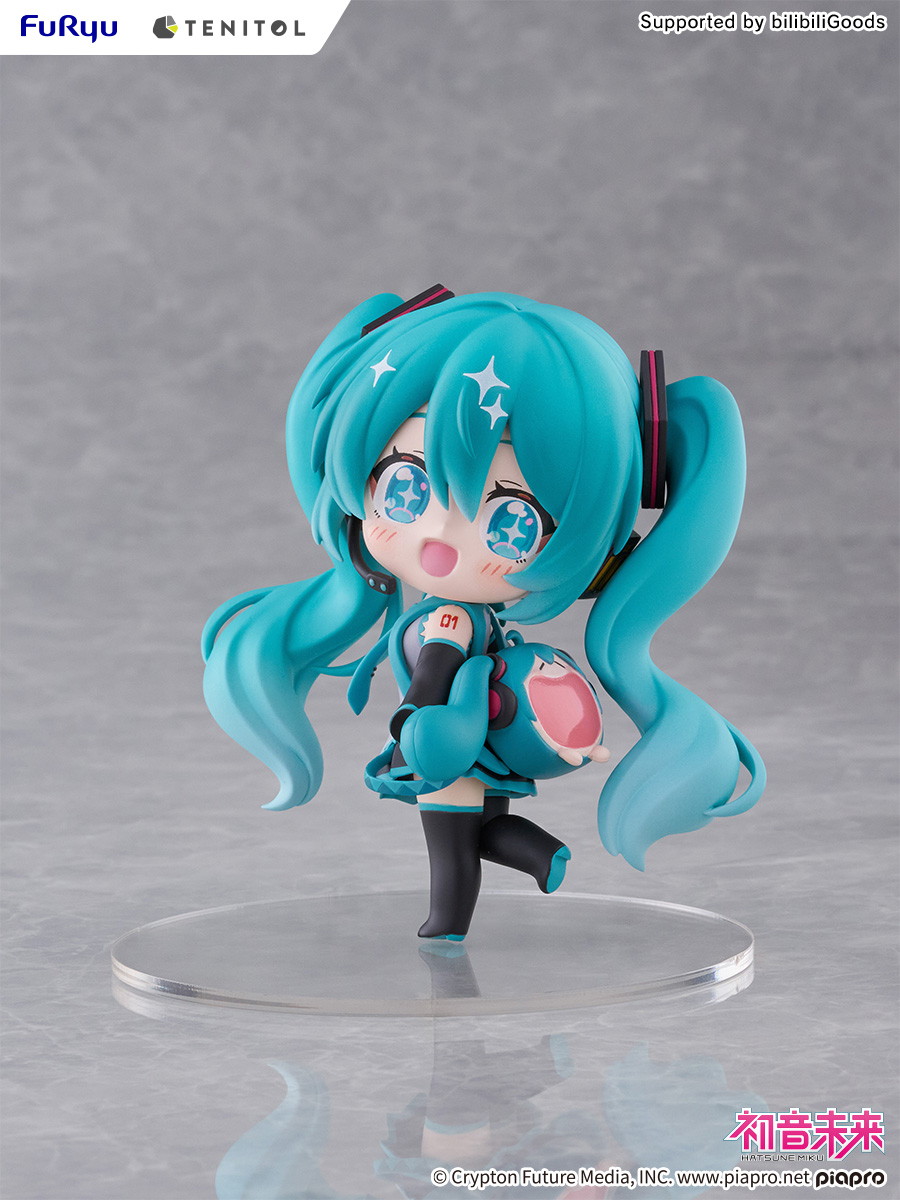 初音ミク「TENITOL 初音ミク UWA ふわふわ可愛い笑顔バッグ［mini］」のフィギュア画像