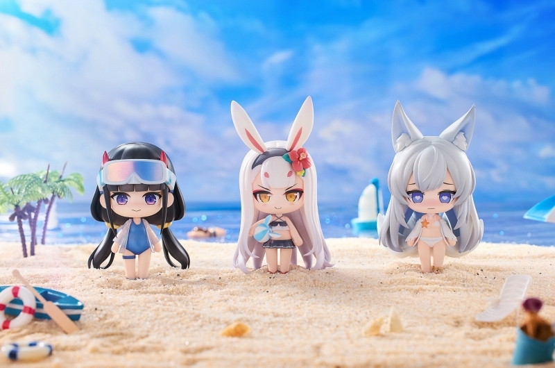 アズールレーン「Azur Lane 夏の水着Q版フィギュア Vol.1 3体セット」のフィギュア画像