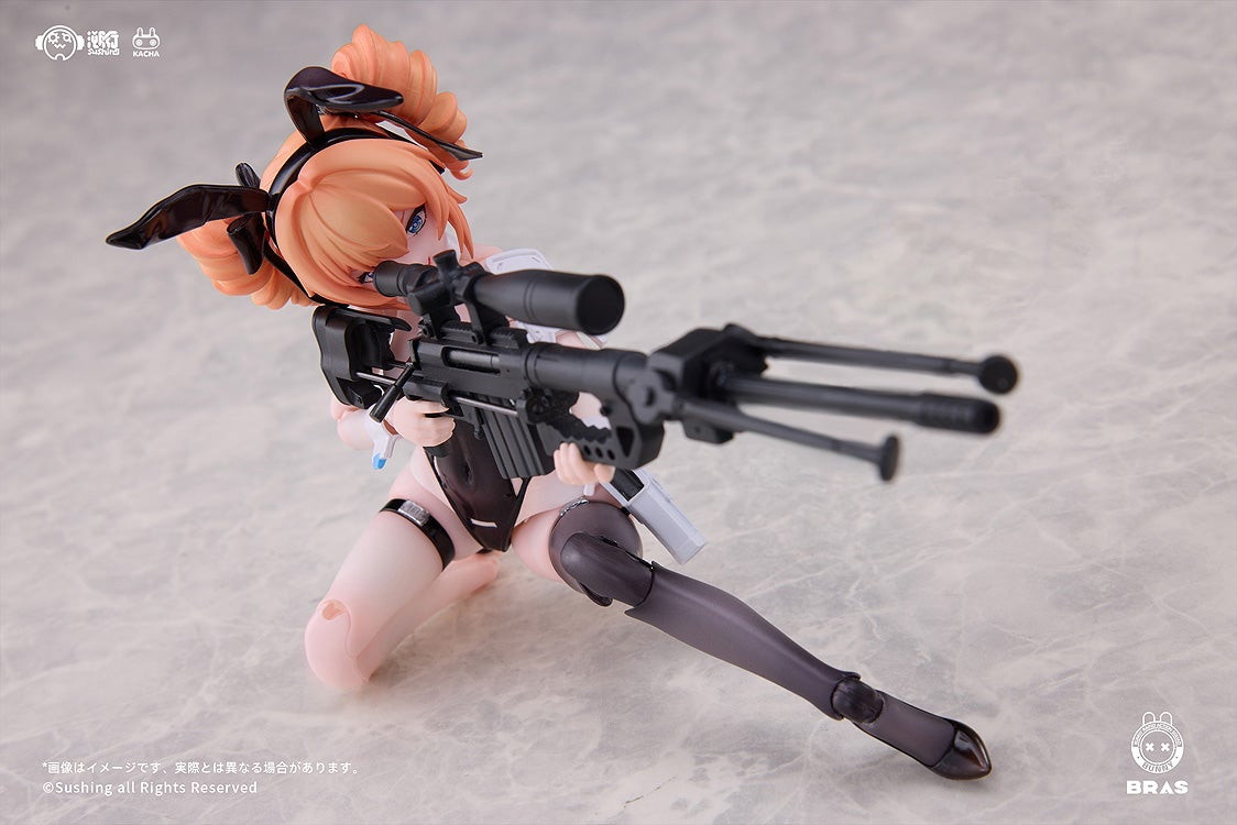 BUNNY RAPID ACTION SQUAD「Sniper・レオーニ 1/12 可動フィギュア」のフィギュア画像