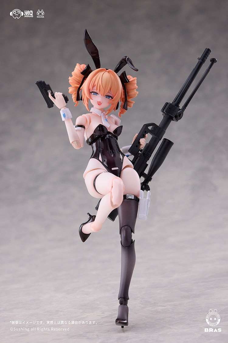 BUNNY RAPID ACTION SQUAD「Sniper・レオーニ 1/12 可動フィギュア」のフィギュア画像