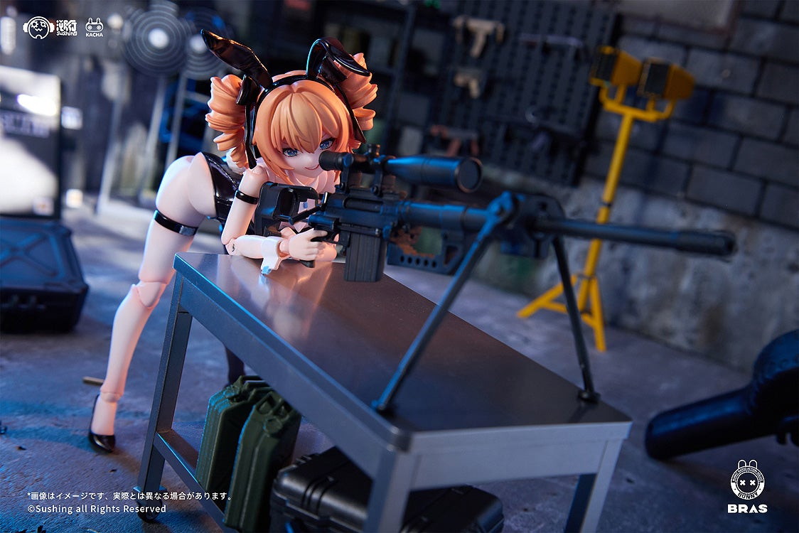 BUNNY RAPID ACTION SQUAD「Sniper・レオーニ 1/12 可動フィギュア」のフィギュア画像