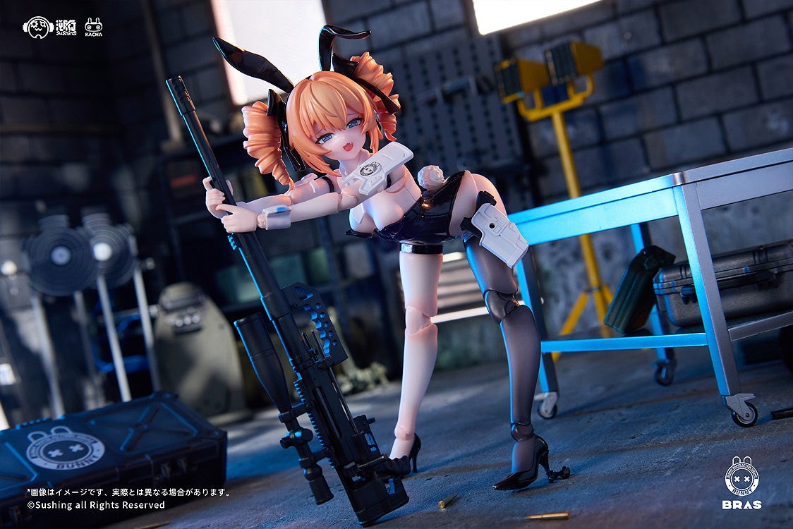 BUNNY RAPID ACTION SQUAD「Sniper・レオーニ 1/12 可動フィギュア」のフィギュア画像