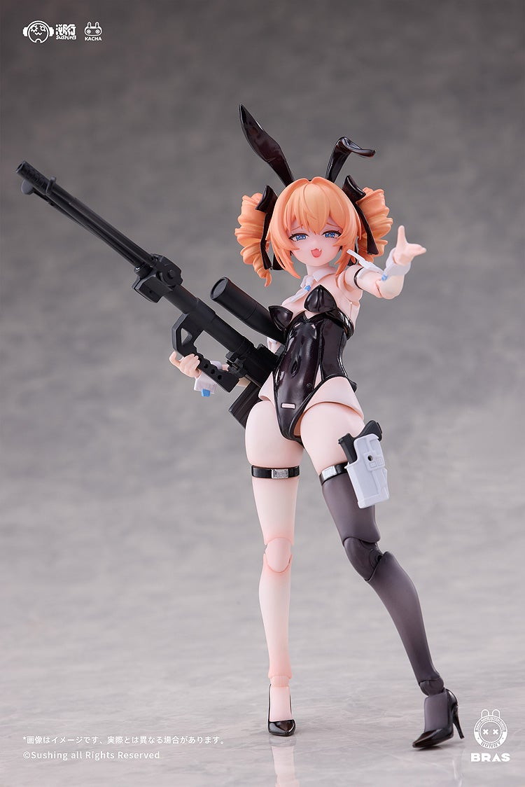 BUNNY RAPID ACTION SQUAD「Sniper・レオーニ 1/12 可動フィギュア」のフィギュア画像