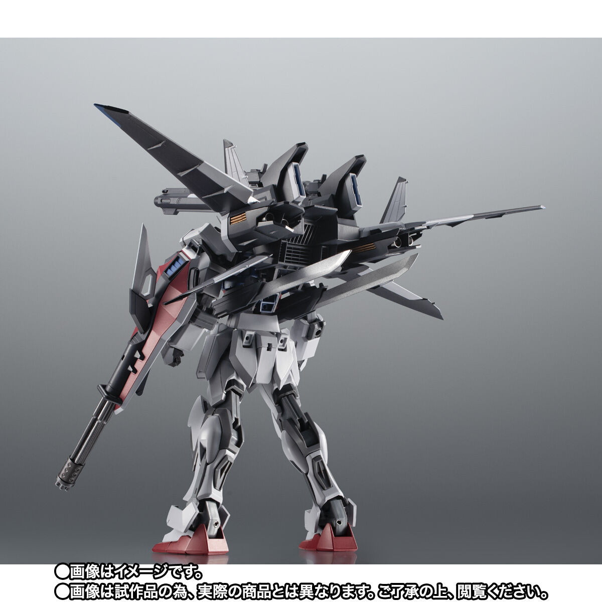 機動戦士ガンダムSEED ASTRAYシリーズ「ROBOT魂 ＜SIDE MS＞ GAT-X105 ストライクガンダム（再生機）＋I.W.S.P. ver. A.N.I.M.E.」のフィギュア画像