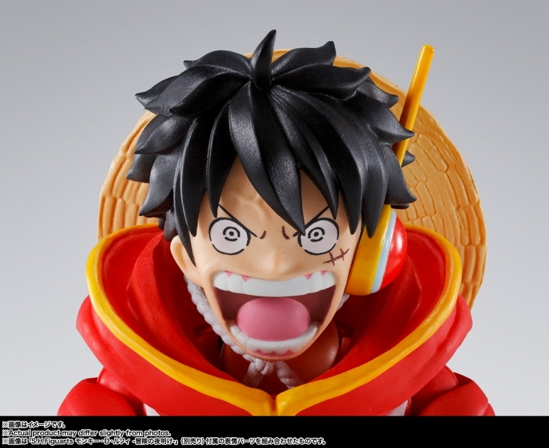 ONE PIECE「S.H.Figuarts モンキー・D・ルフィ -未来島エッグヘッド-」のフィギュア画像