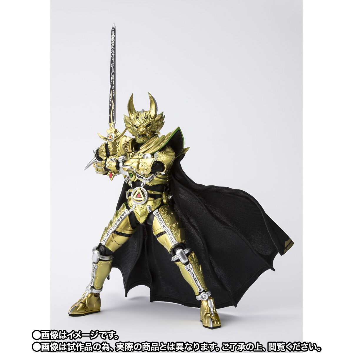 牙狼＜GARO＞「S.H.Figuarts（真骨彫製法） 黄金騎士ガロ（冴島鋼牙）GARO 20th Anniversary Ver.」のフィギュア画像