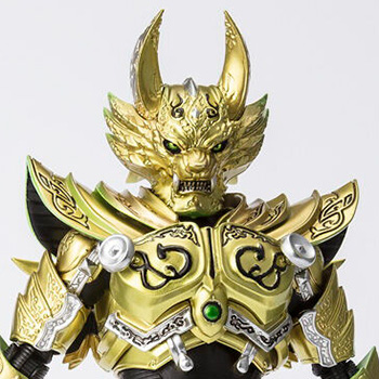 牙狼＜GARO＞「S.H.Figuarts（真骨彫製法） 黄金騎士ガロ（冴島鋼牙）GARO 20th Anniversary Ver.」のフィギュア