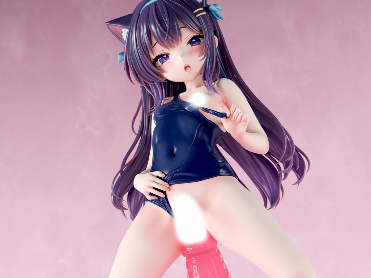 インサイトオリジナル「肉感少女 本当に入るの？ちび猫娘の好奇心 猫春ひめこ」のフィギュア画像