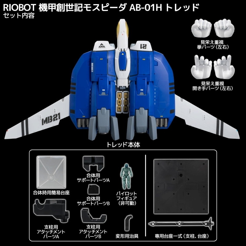 機甲創世記モスピーダ「RIOBOT 1/48 AB-01H トレッド」のフィギュア画像