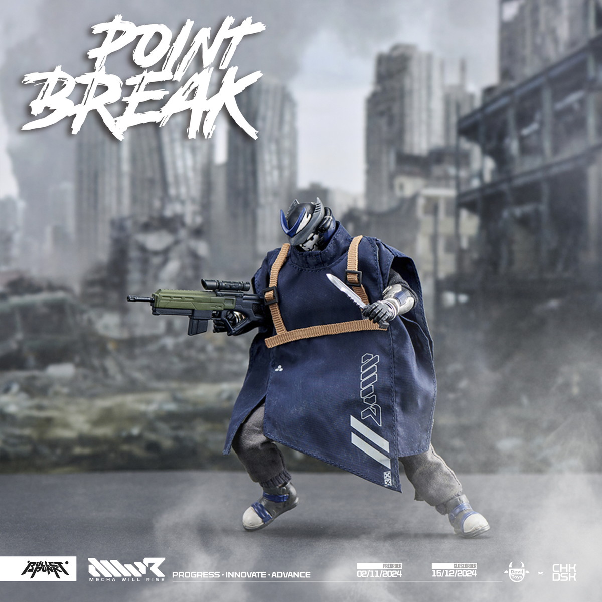 POINT BREAK「Carbine（Point Break Version） 1:12 Scale Action Figure」のフィギュア画像