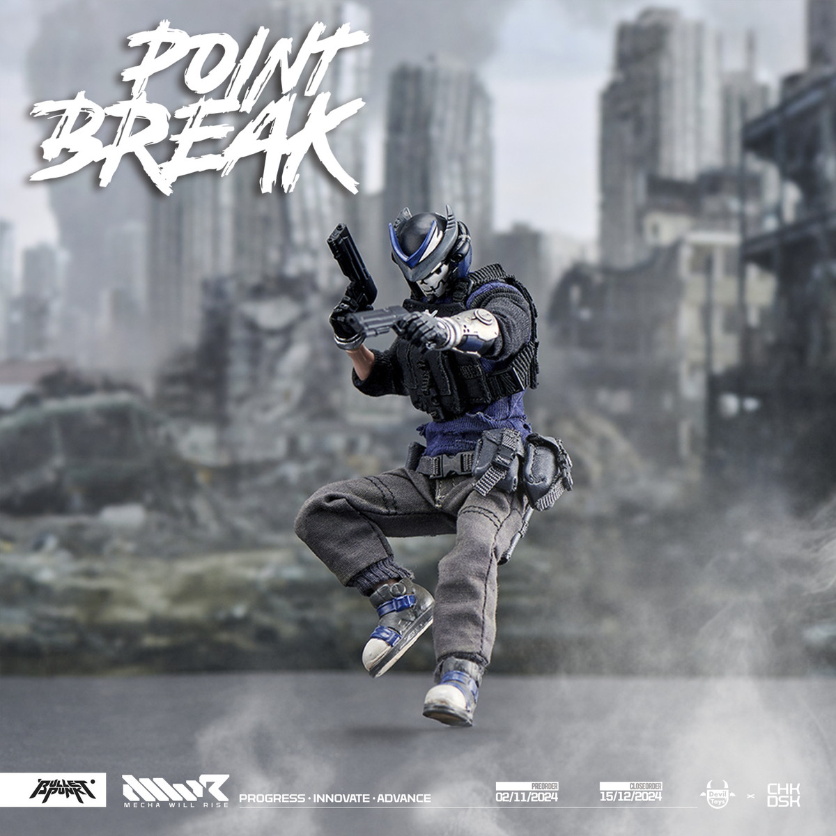 POINT BREAK「Carbine（Point Break Version） 1:12 Scale Action Figure」のフィギュア画像