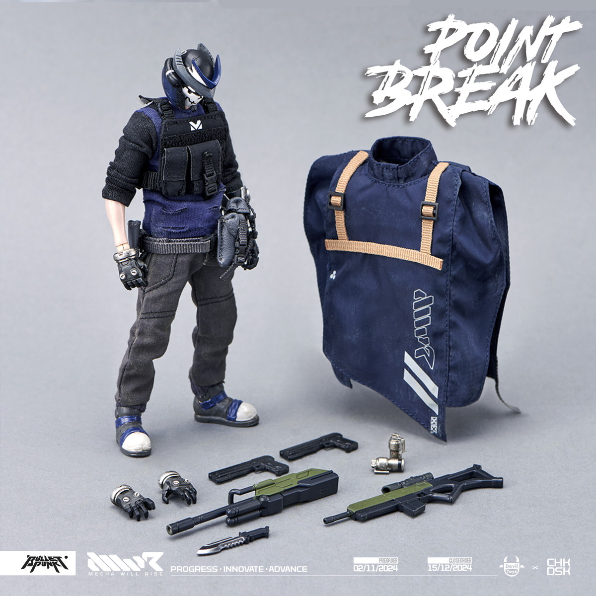 POINT BREAK「Carbine（Point Break Version） 1:12 Scale Action Figure」のフィギュア画像