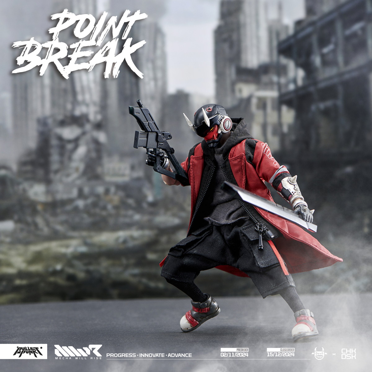 POINT BREAK「DXIII（Point Break Version） 1:12 Scale Action Figure」のフィギュア画像