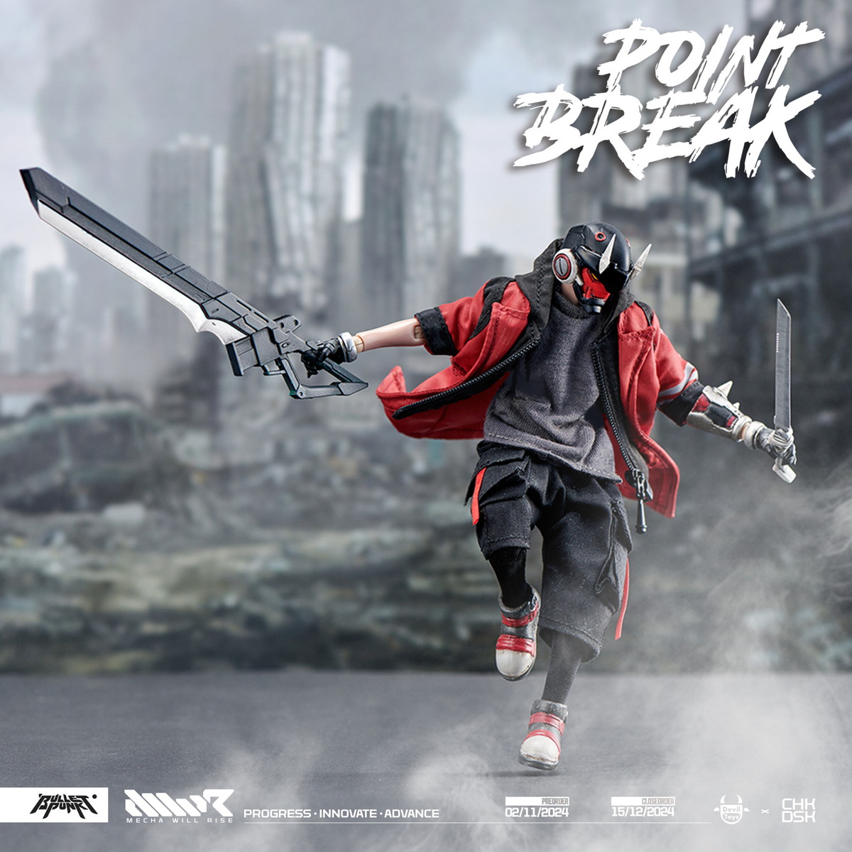 POINT BREAK「DXIII（Point Break Version） 1:12 Scale Action Figure」のフィギュア画像