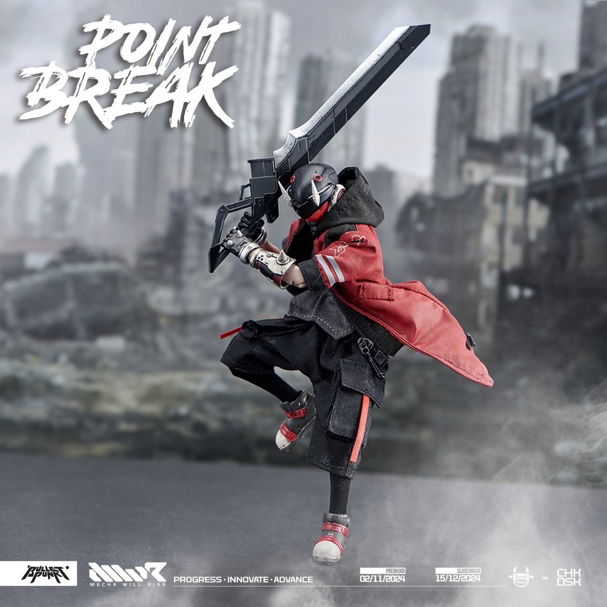 POINT BREAK「DXIII（Point Break Version） 1:12 Scale Action Figure」のフィギュア画像