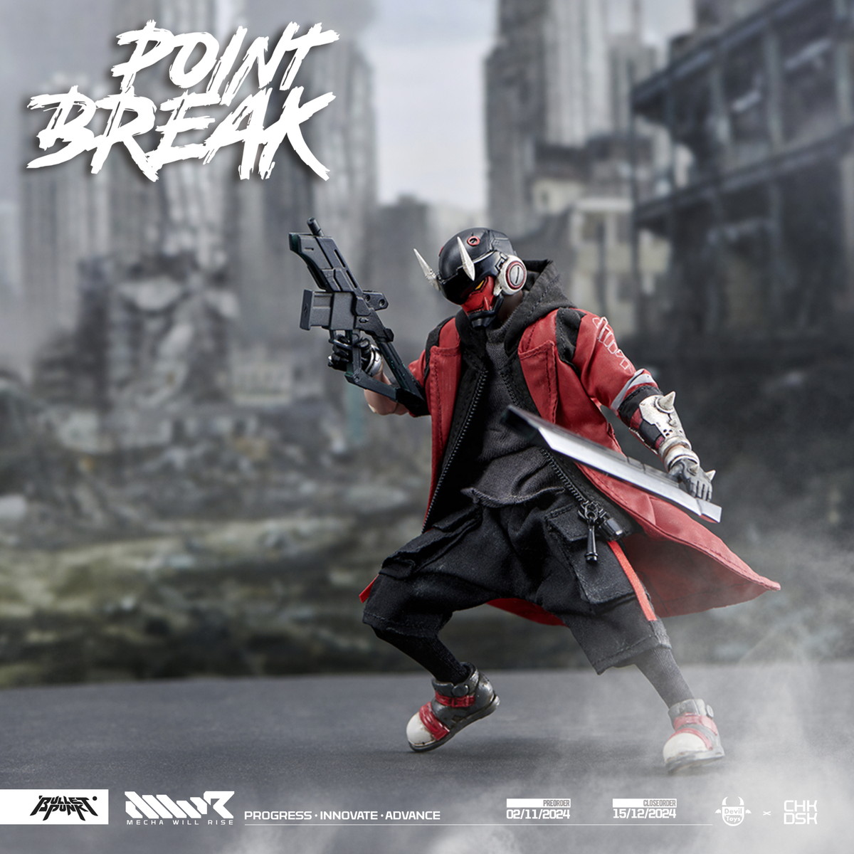 POINT BREAK「DXIII（Point Break Version） 1:12 Scale Action Figure」のフィギュア画像