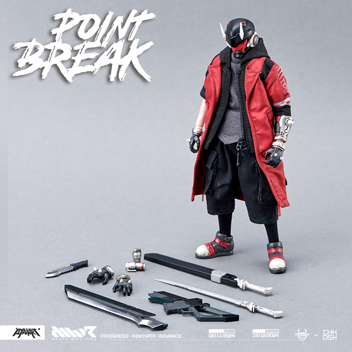 POINT BREAK「DXIII（Point Break Version） 1:12 Scale Action Figure」のフィギュア画像