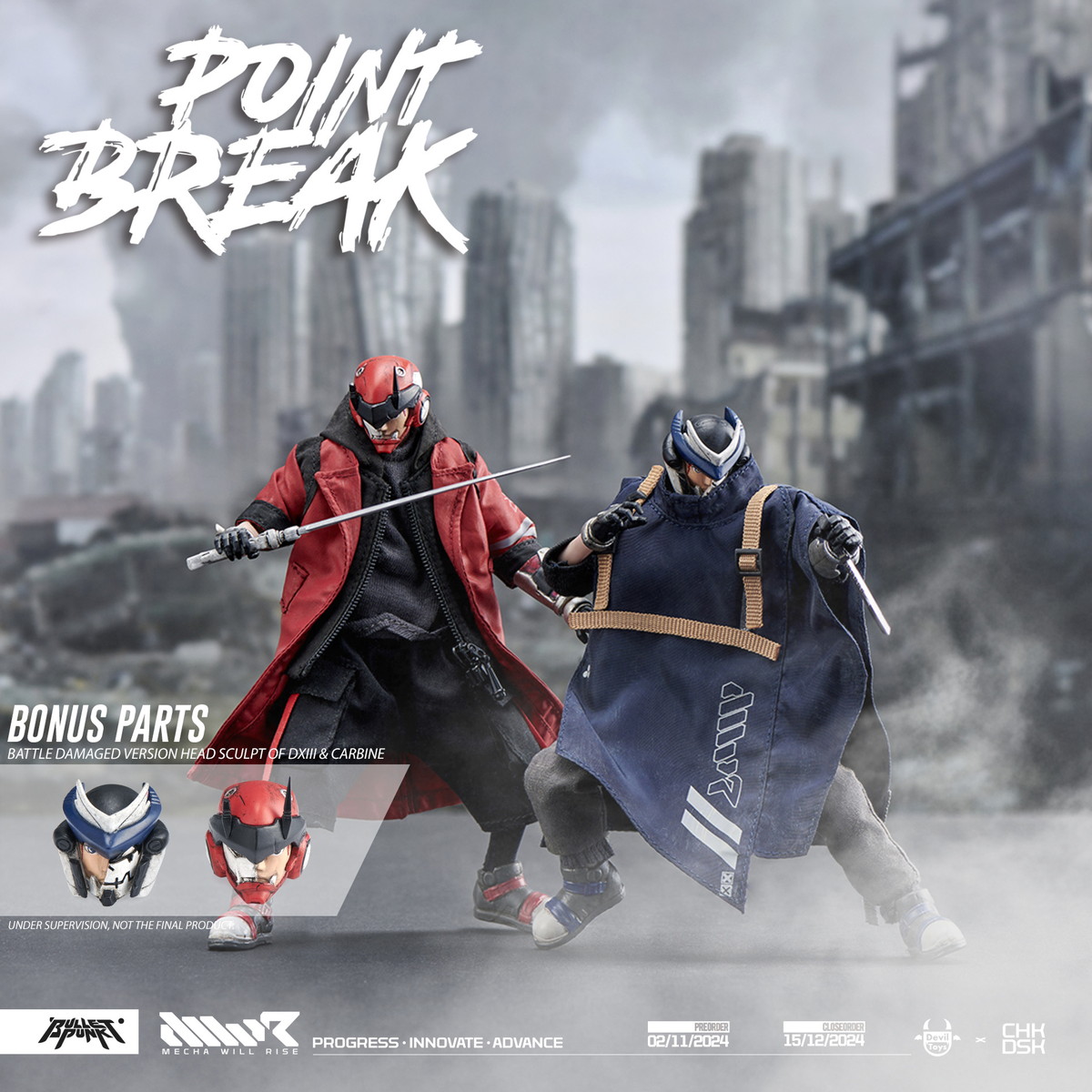 POINT BREAK「POINT BREAK Set」のフィギュア画像