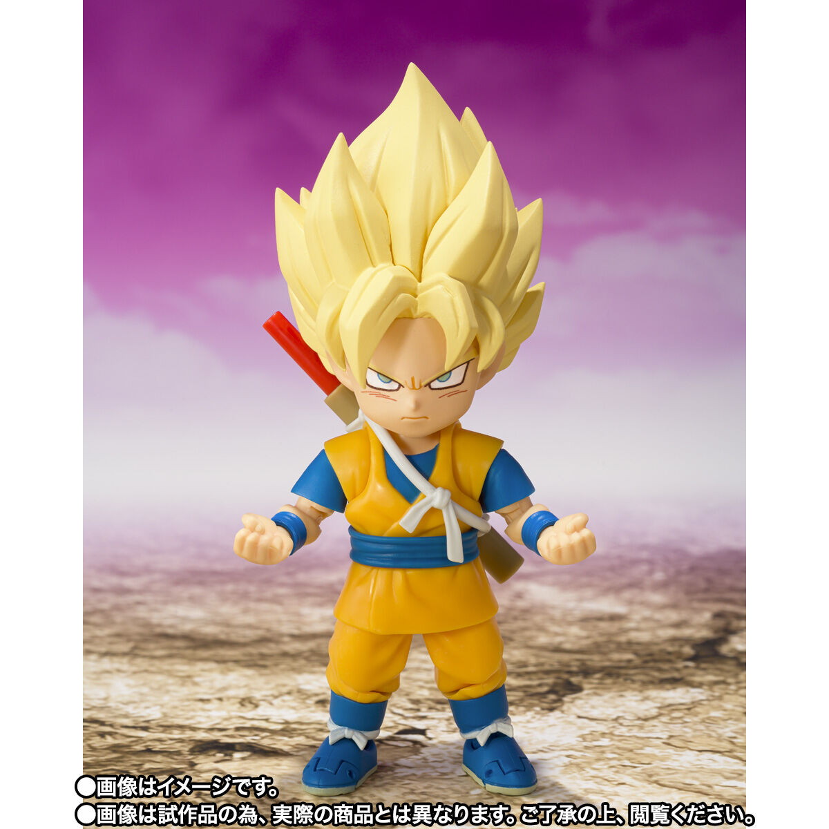 ドラゴンボールDAIMA「S.H.Figuarts スーパーサイヤ人孫悟空（ミニ）-DAIMA-」のフィギュア画像