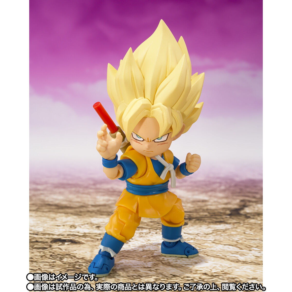 ドラゴンボールDAIMA「S.H.Figuarts スーパーサイヤ人孫悟空（ミニ）-DAIMA-」のフィギュア画像