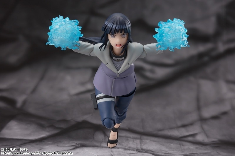 NARUTO-ナルト- 疾風伝「S.H.Figuarts 日向ヒナタ -気高き白き双眸-」のフィギュア画像