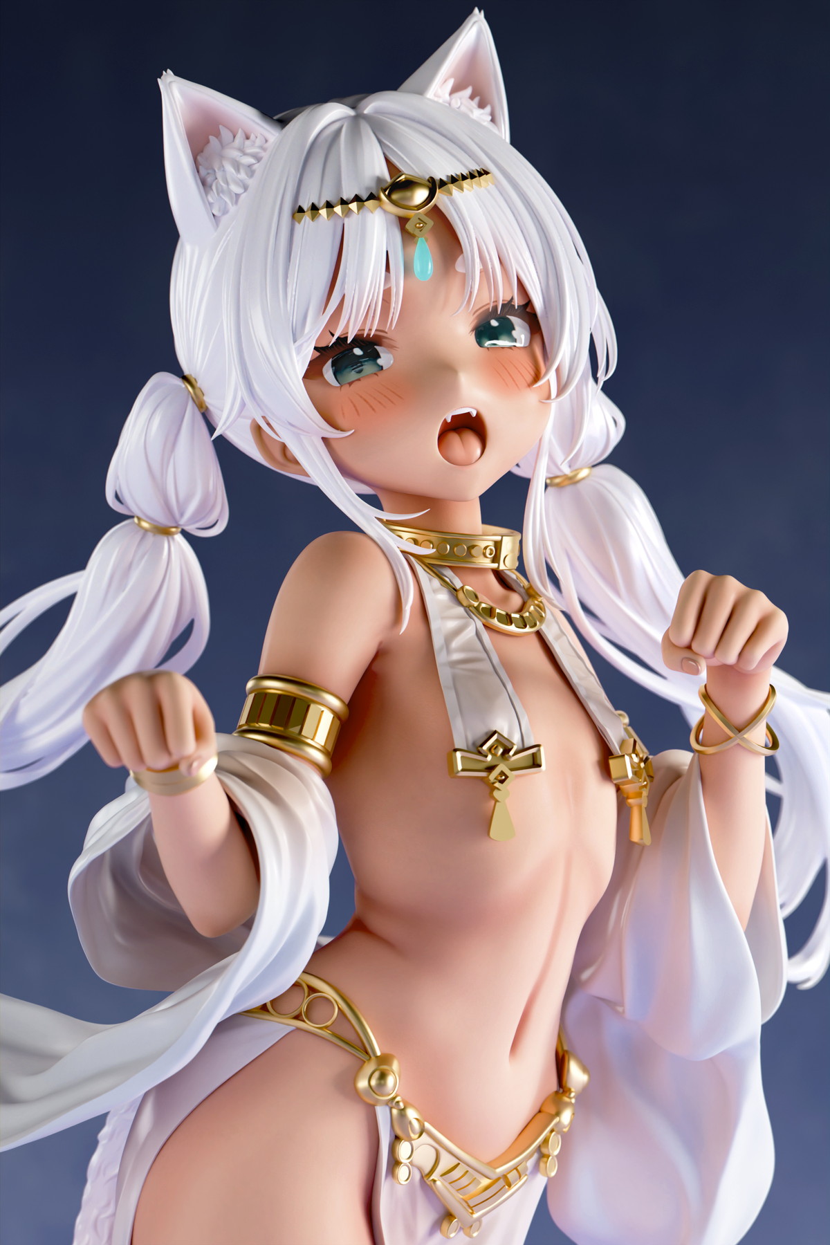 インサイトオリジナル「肉感少女 褐色猫娘 マルマル」のフィギュア画像