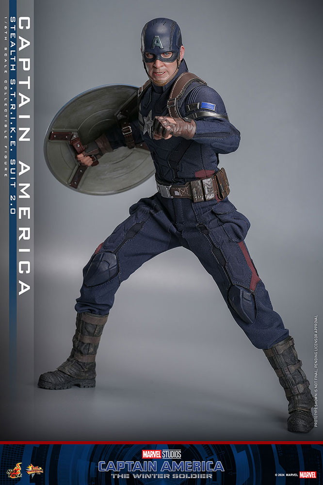 キャプテン・アメリカ／ウィンター・ソルジャー「キャプテン・アメリカ（ステルス・スーツ／2.0版）」のフィギュア画像