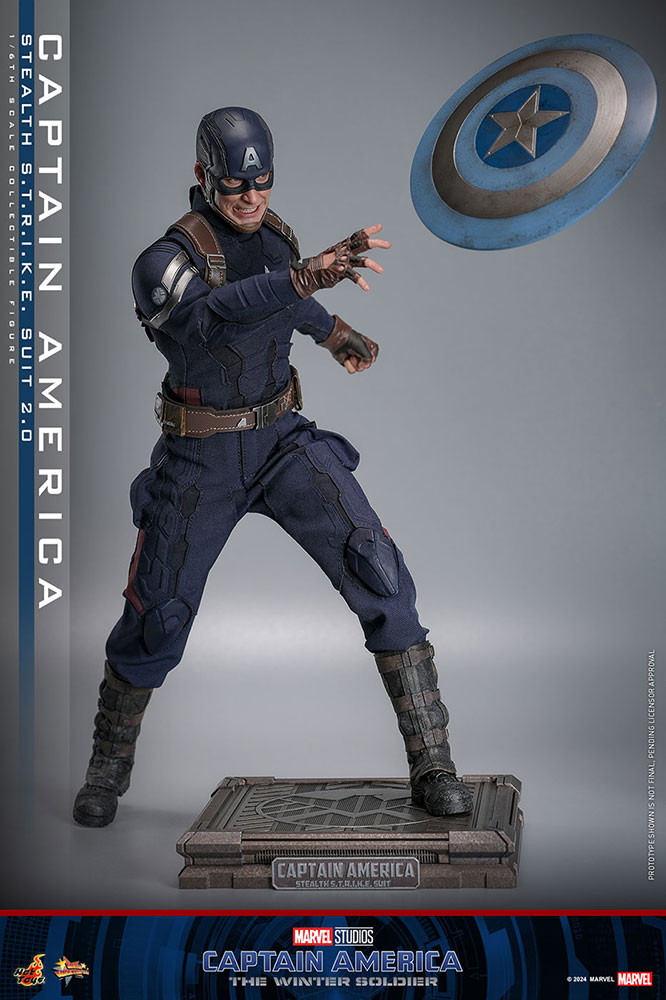 キャプテン・アメリカ／ウィンター・ソルジャー「キャプテン・アメリカ（ステルス・スーツ／2.0版）」のフィギュア画像