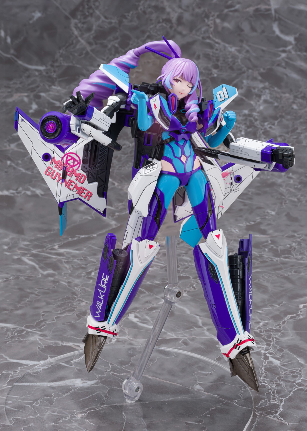 「V.F.G. No.MC-17 マクロスΔ VF-31J ジークフリード 美雲・ギンヌメール」のフィギュア画像