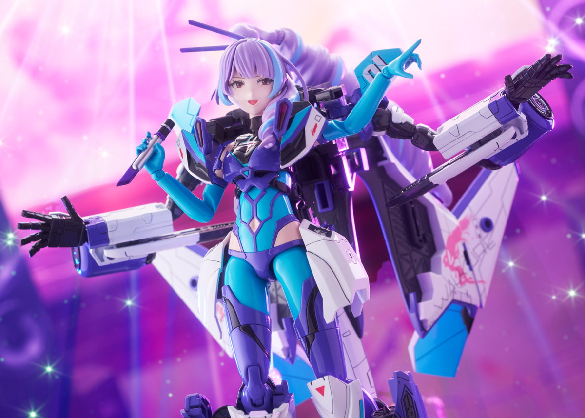 「V.F.G. No.MC-17 マクロスΔ VF-31J ジークフリード 美雲・ギンヌメール」のフィギュア画像