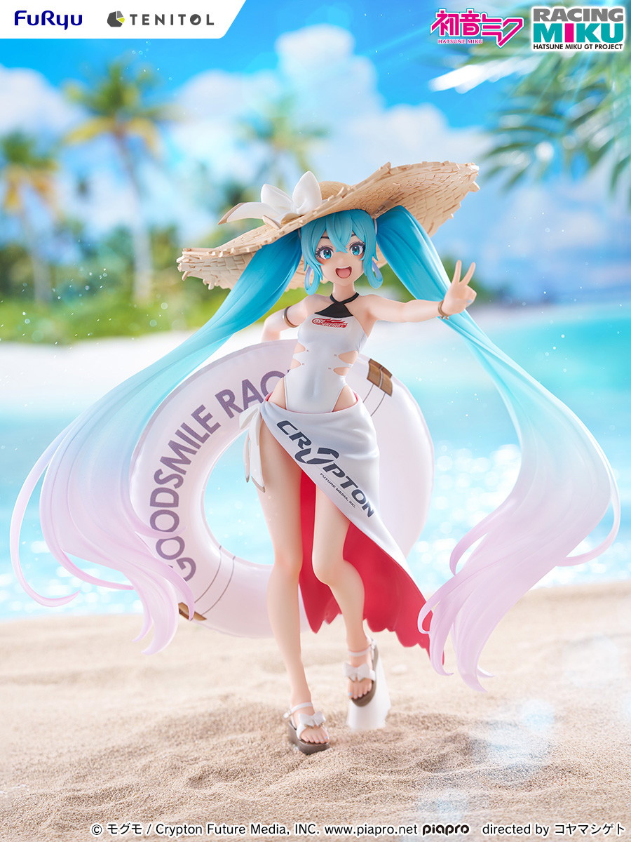 初音ミク GTプロジェクト「TENITOL レーシングミク 2024 Tropical original Ver.」のフィギュア画像