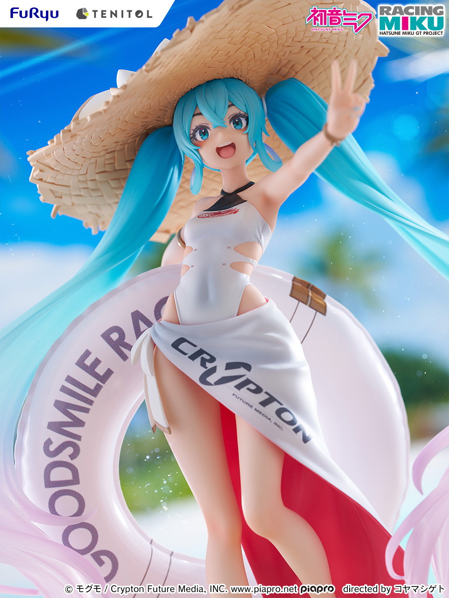 初音ミク GTプロジェクト「TENITOL レーシングミク 2024 Tropical original Ver.」のフィギュア画像