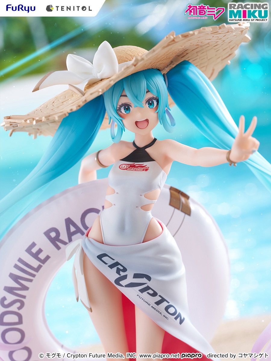 初音ミク GTプロジェクト「TENITOL レーシングミク 2024 Tropical original Ver.」のフィギュア画像