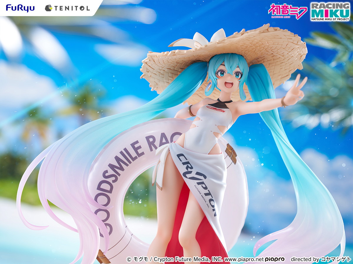 初音ミク GTプロジェクト「TENITOL レーシングミク 2024 Tropical original Ver.」のフィギュア画像