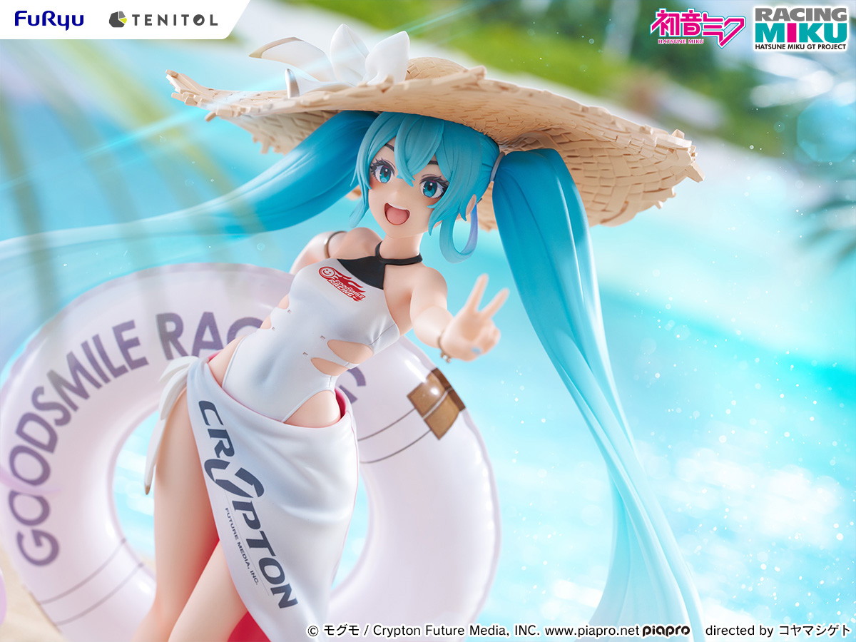 初音ミク GTプロジェクト「TENITOL レーシングミク 2024 Tropical original Ver.」のフィギュア画像