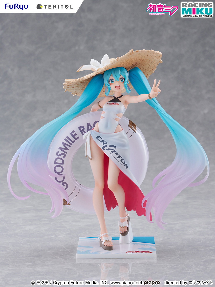 初音ミク GTプロジェクト「TENITOL レーシングミク 2024 Tropical original Ver.」のフィギュア画像