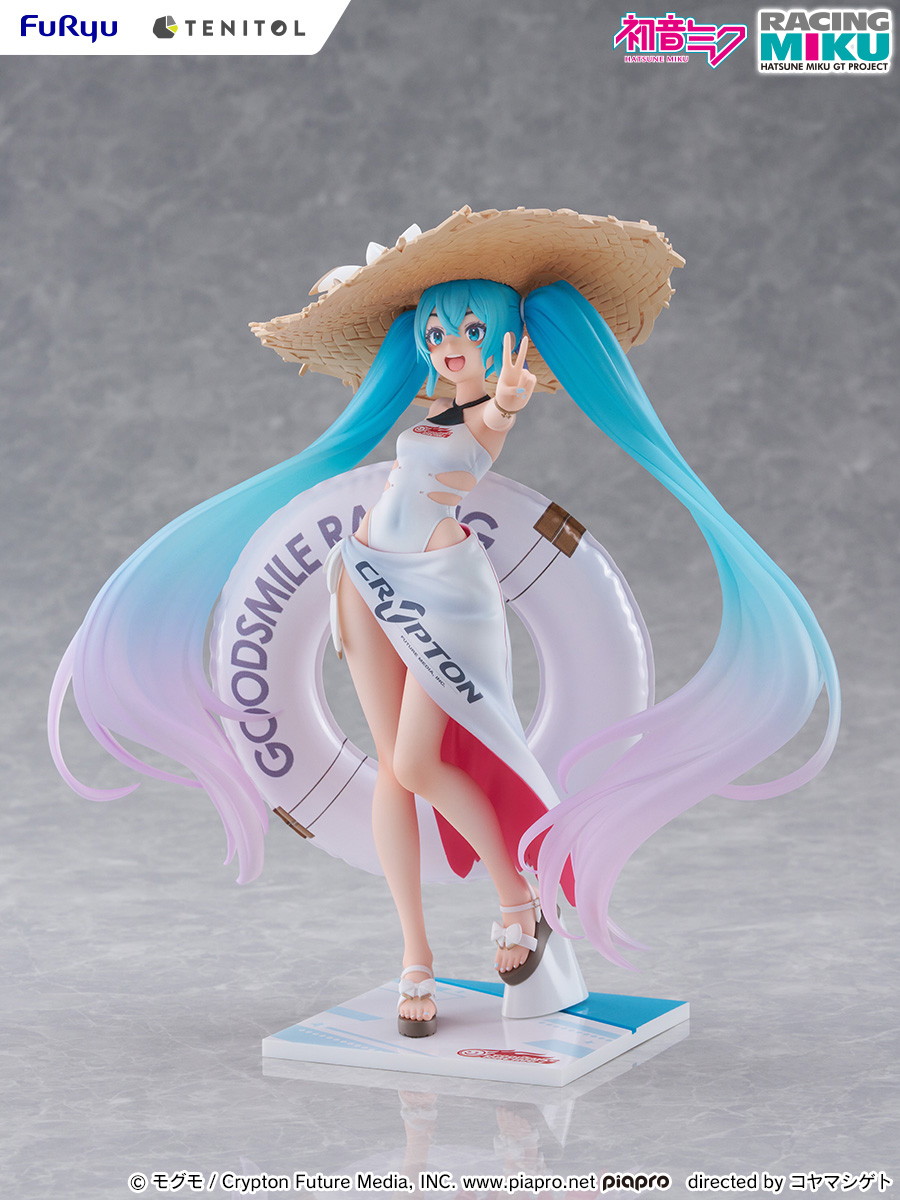 初音ミク GTプロジェクト「TENITOL レーシングミク 2024 Tropical original Ver.」のフィギュア画像