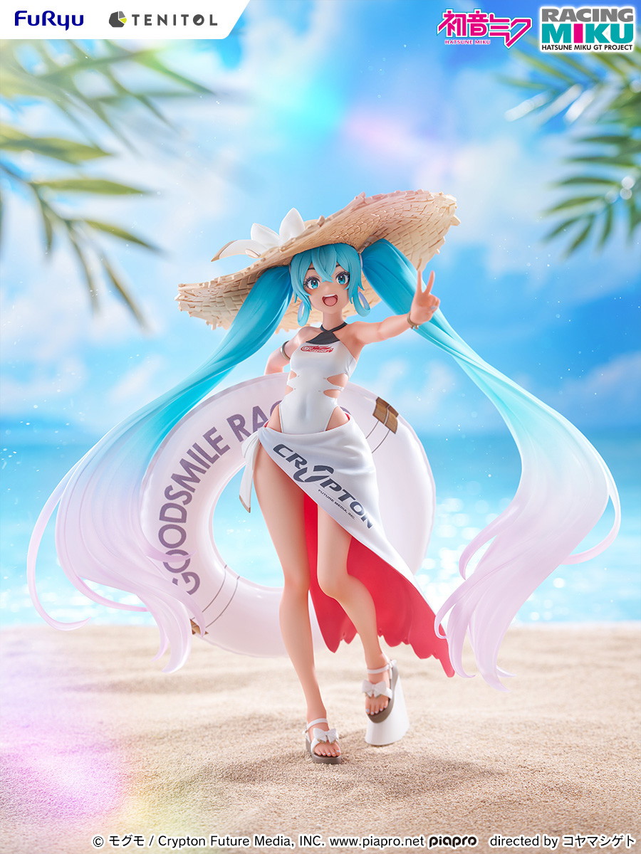 初音ミク GTプロジェクト「TENITOL レーシングミク 2024 Tropical Ver.」のフィギュア画像