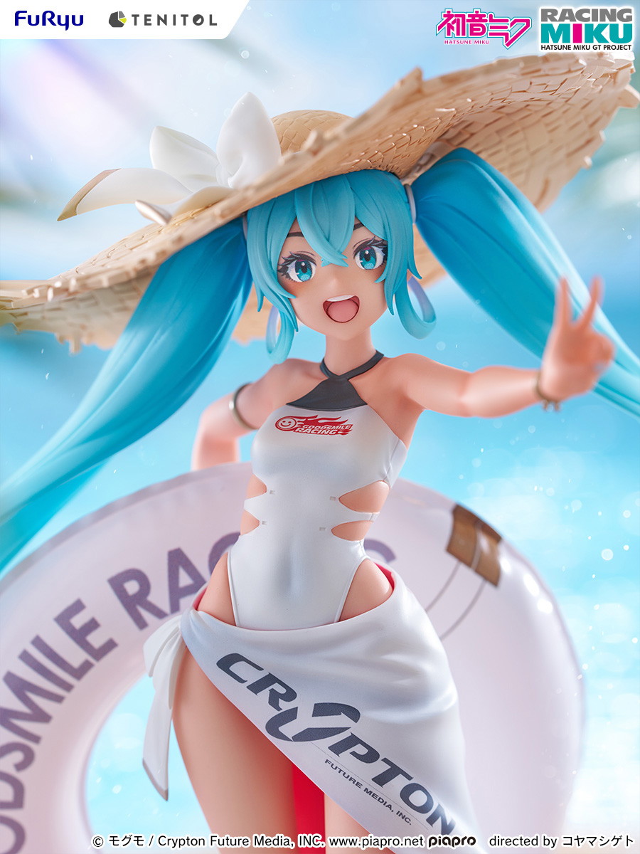 初音ミク GTプロジェクト「TENITOL レーシングミク 2024 Tropical Ver.」のフィギュア画像