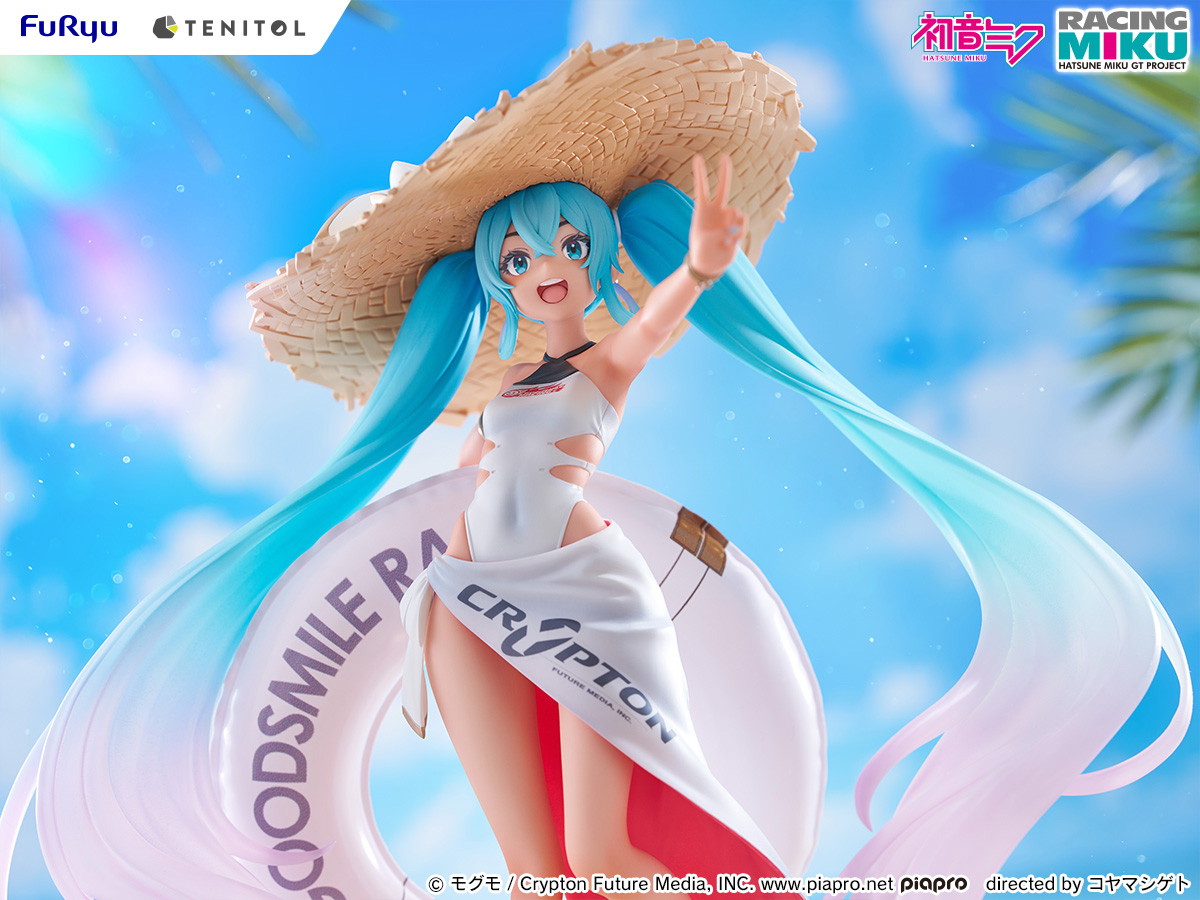 初音ミク GTプロジェクト「TENITOL レーシングミク 2024 Tropical Ver.」のフィギュア画像