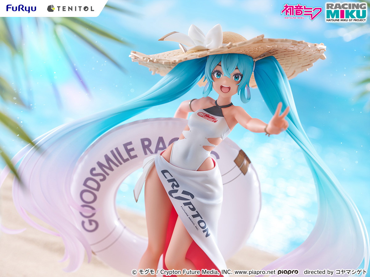 初音ミク GTプロジェクト「TENITOL レーシングミク 2024 Tropical Ver.」のフィギュア画像